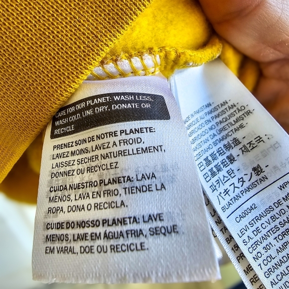 NWOT Levi's Men's Varsity Hooded Jacket Sweatshirt Pullover Large - Picture 6 of 6